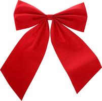 Halfords Essential Halfords Flocking Red Gift Bow - 8 Inch X 10 Inch