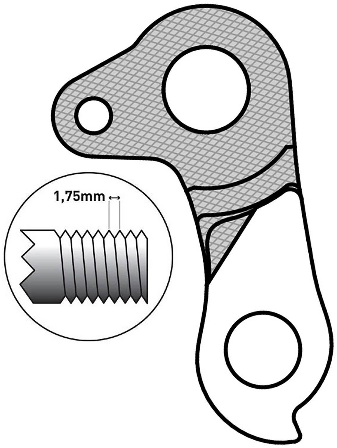 M Part Gear Hanger GH-251