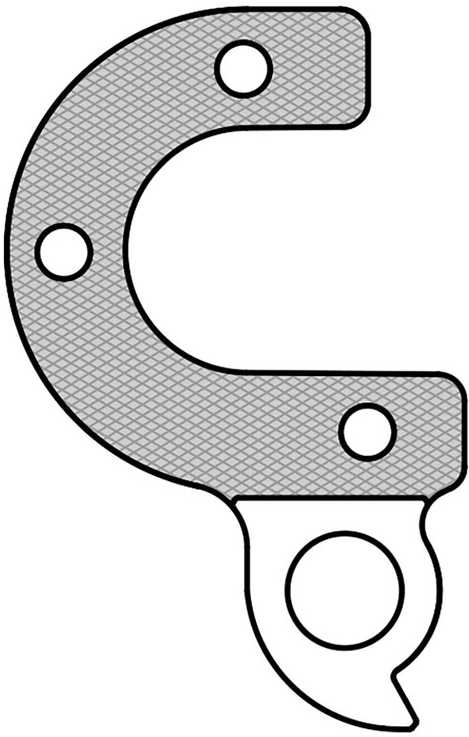 M Part Gear Hanger GH-253