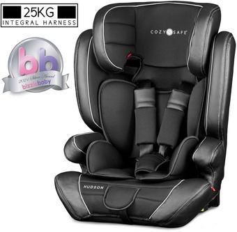 CozyNSafe Hudson (25KG Harness) Group 1/2/3 ISOFIX Car Seat – Black