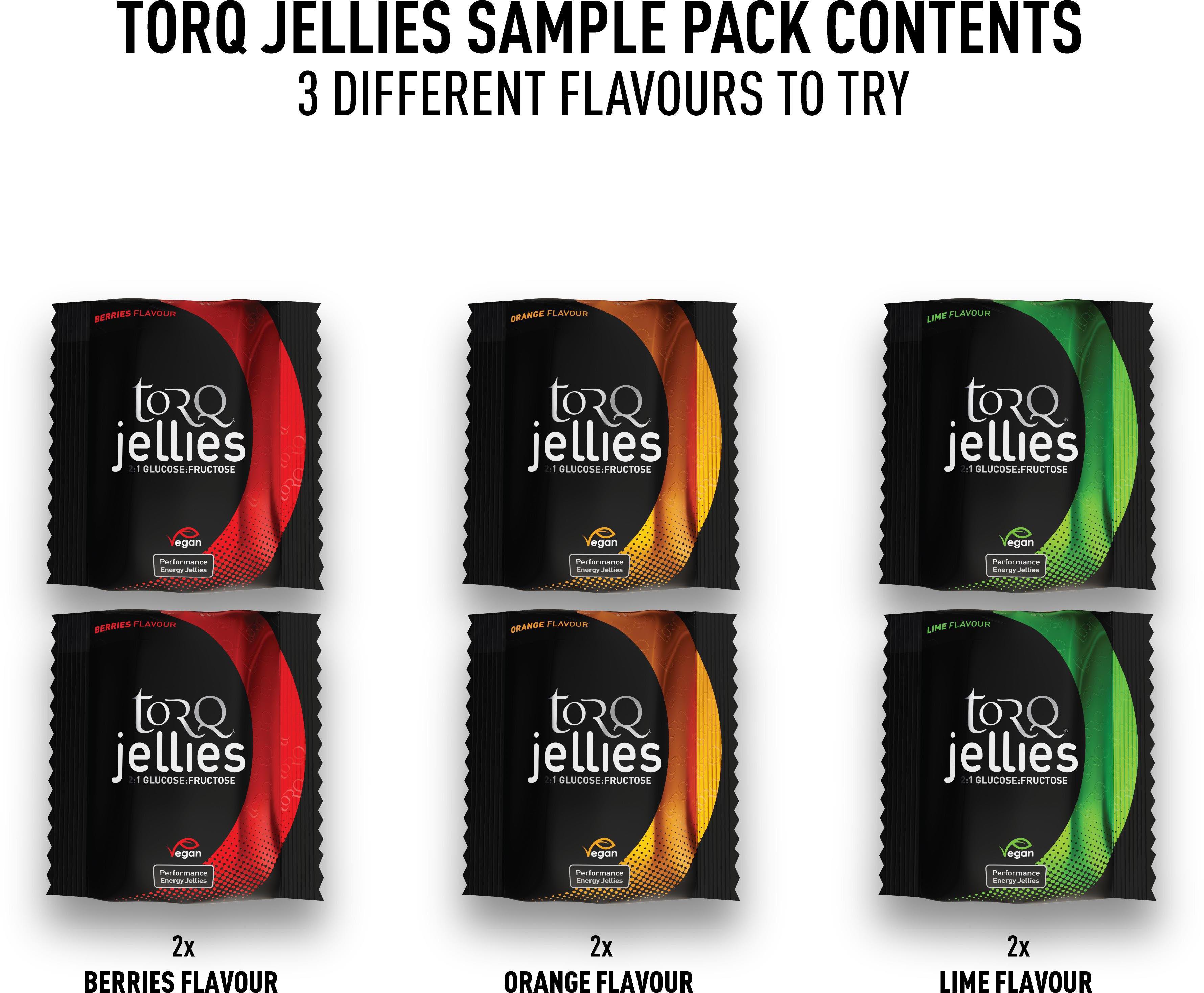 TORQ Energy Jellies Sample Pack (Pack of 6)