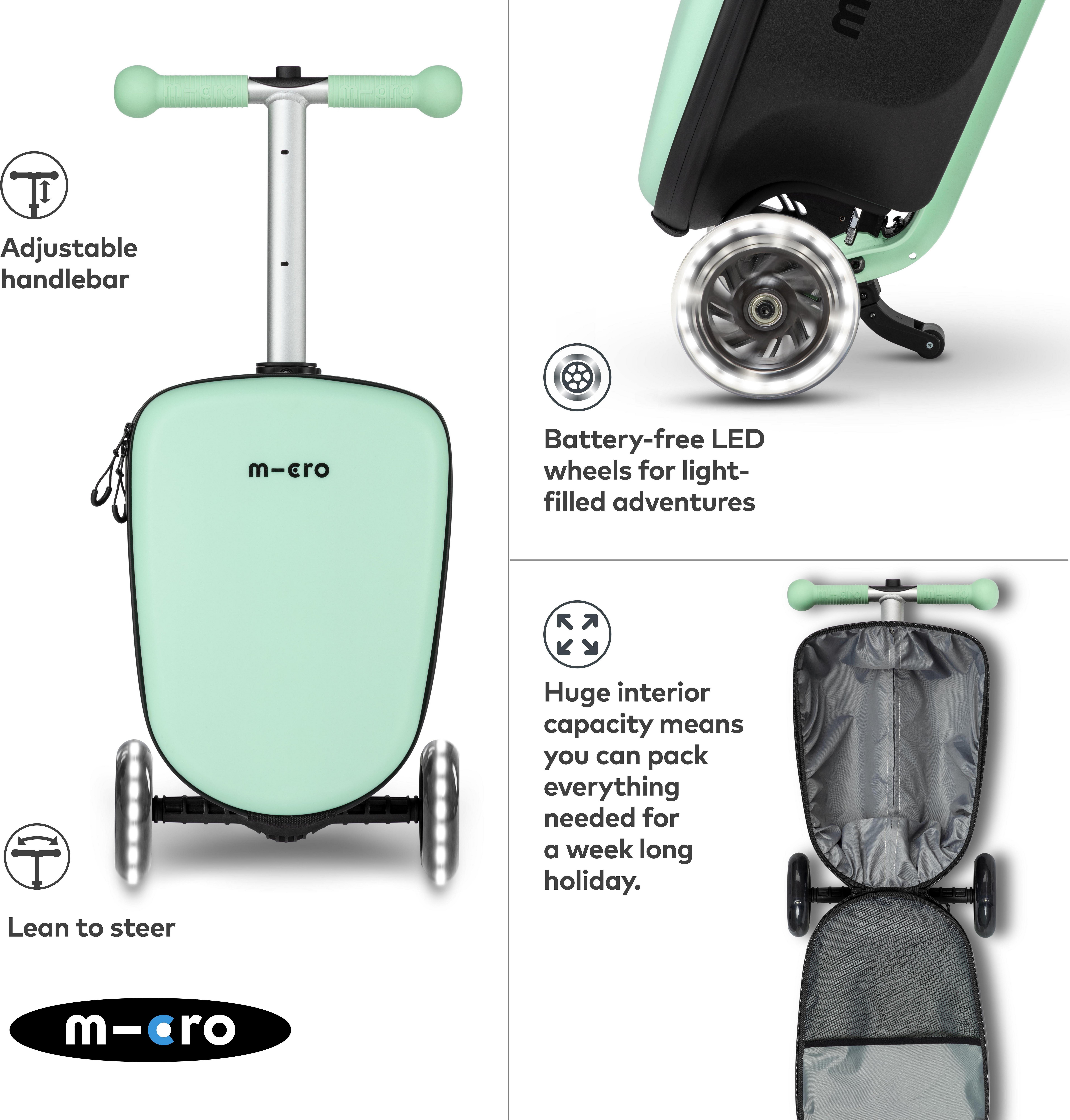 Mini Micro LED Luggage Mint: 2 Years +