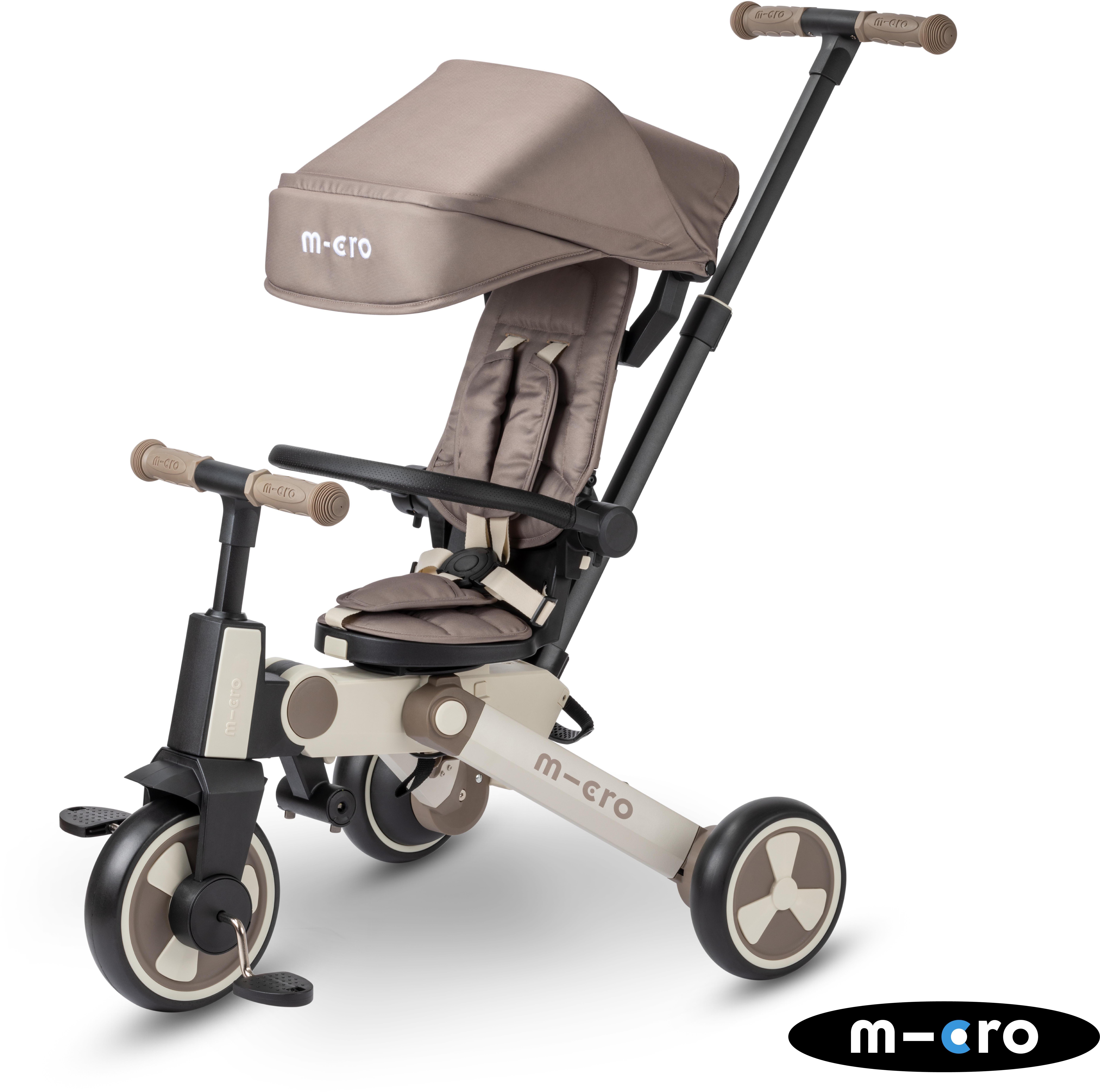 Micro Flexi Tricycle Brown Latte: 6 Months +