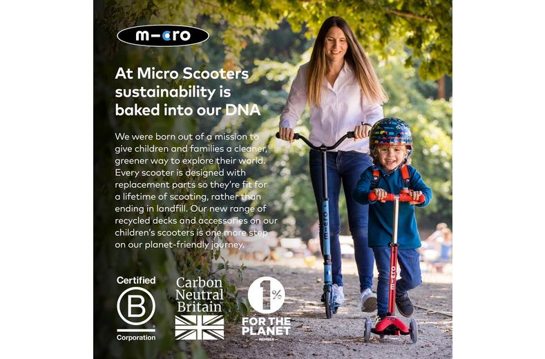 Micro Sprite Classic LED Scooter, Blue Chrome Micro Sprite Classic LED Scooter, Blue Chrome