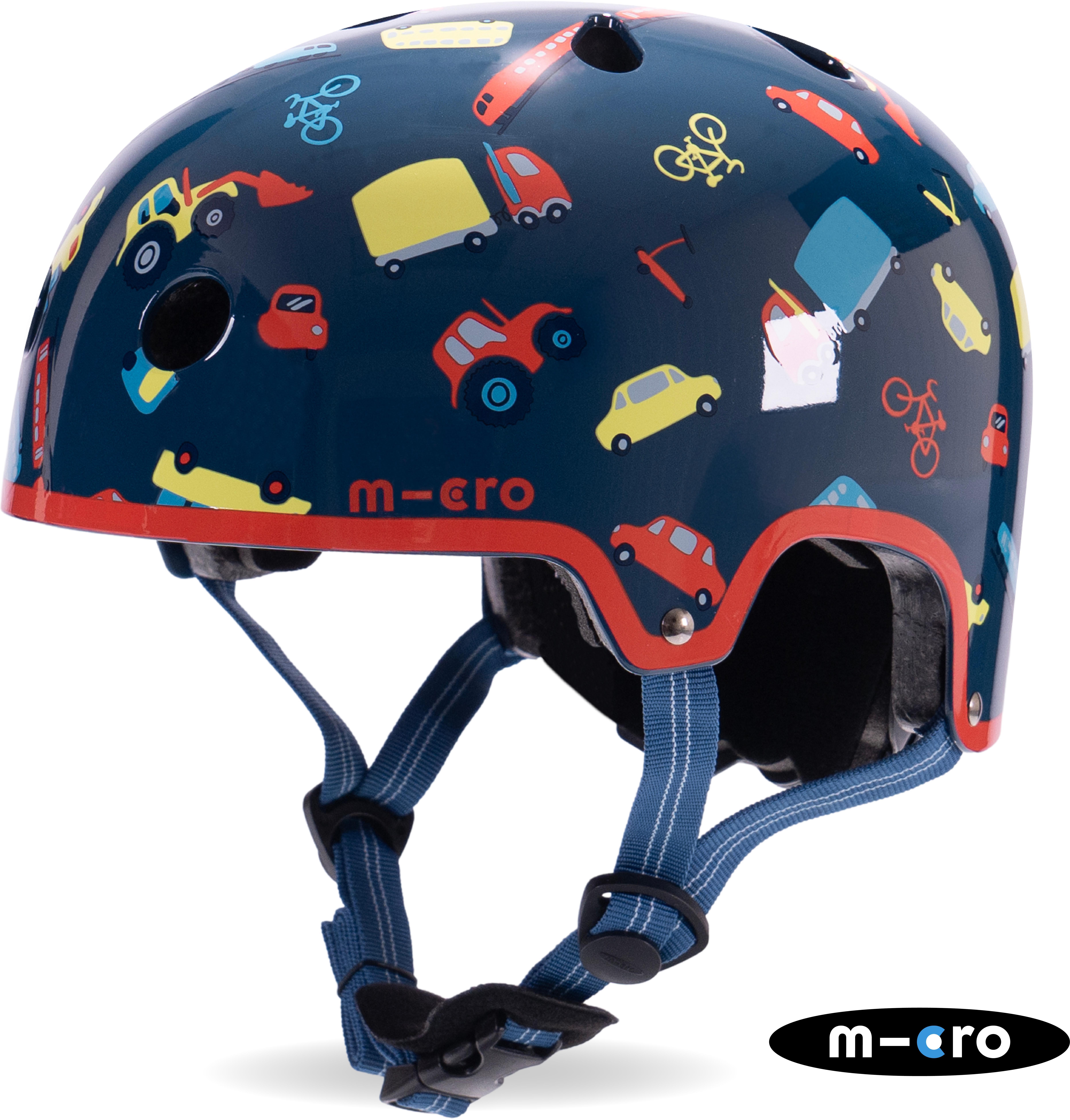Halfords Micro Scooters Printed Helmets for Bike and Scooters Vehicle: Small 48-54cm | Pricematch, Extra 8% off for BC Members, Free Bike Health Check, Cycle2Work Scheme & 0% APR Finance.