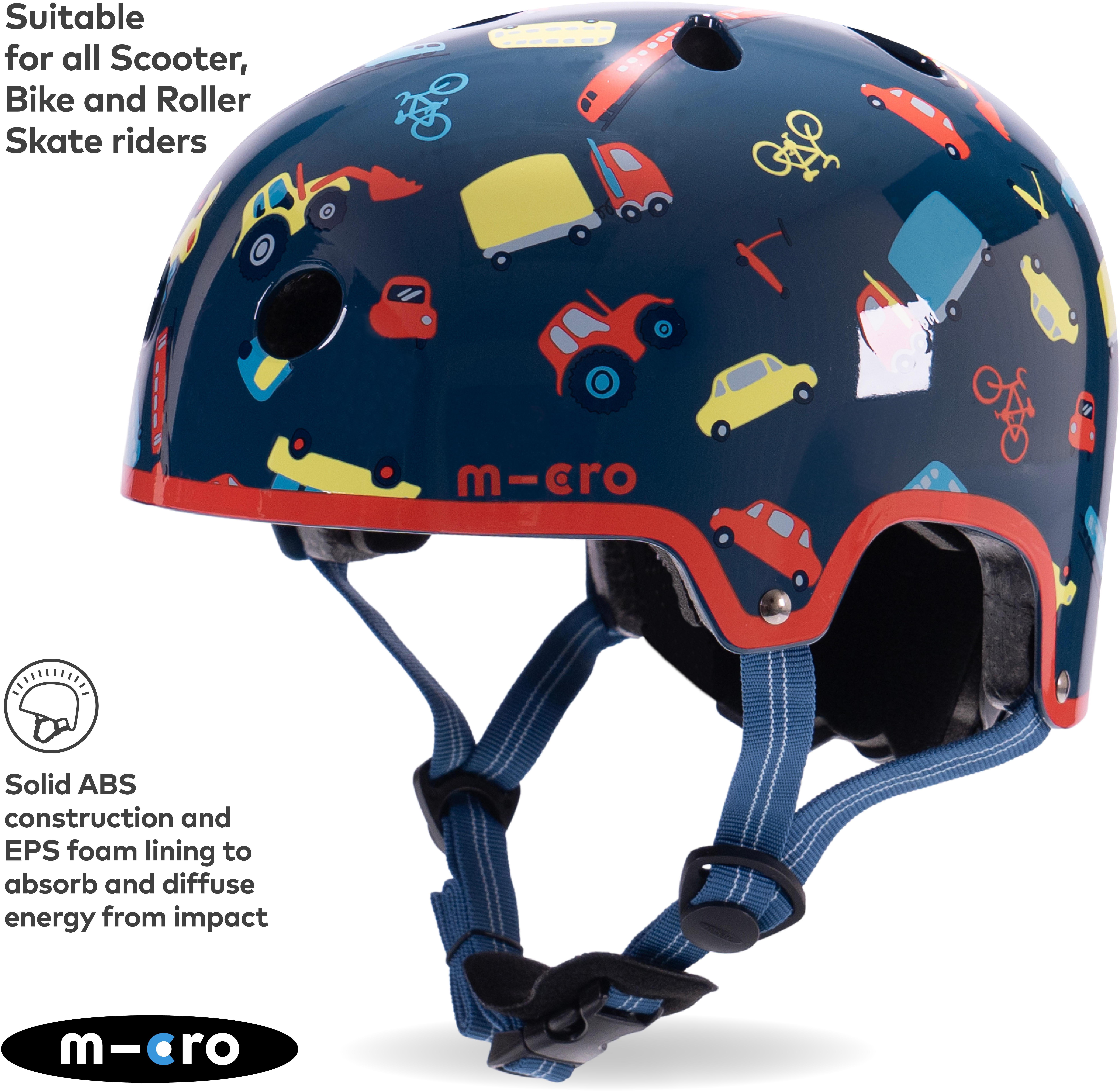 Printed Helmets for Bike and Scooters Vehicle: Small 48-54cm