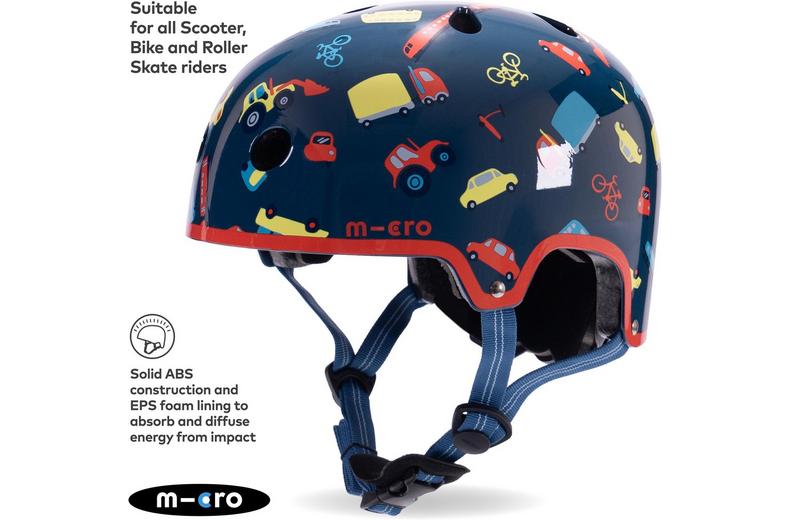 Printed Helmets for Bike and Scooters Vehicle: Small 48-54cm Printed Helmets for Bike and Scooters Vehicle: Small 48-54cm