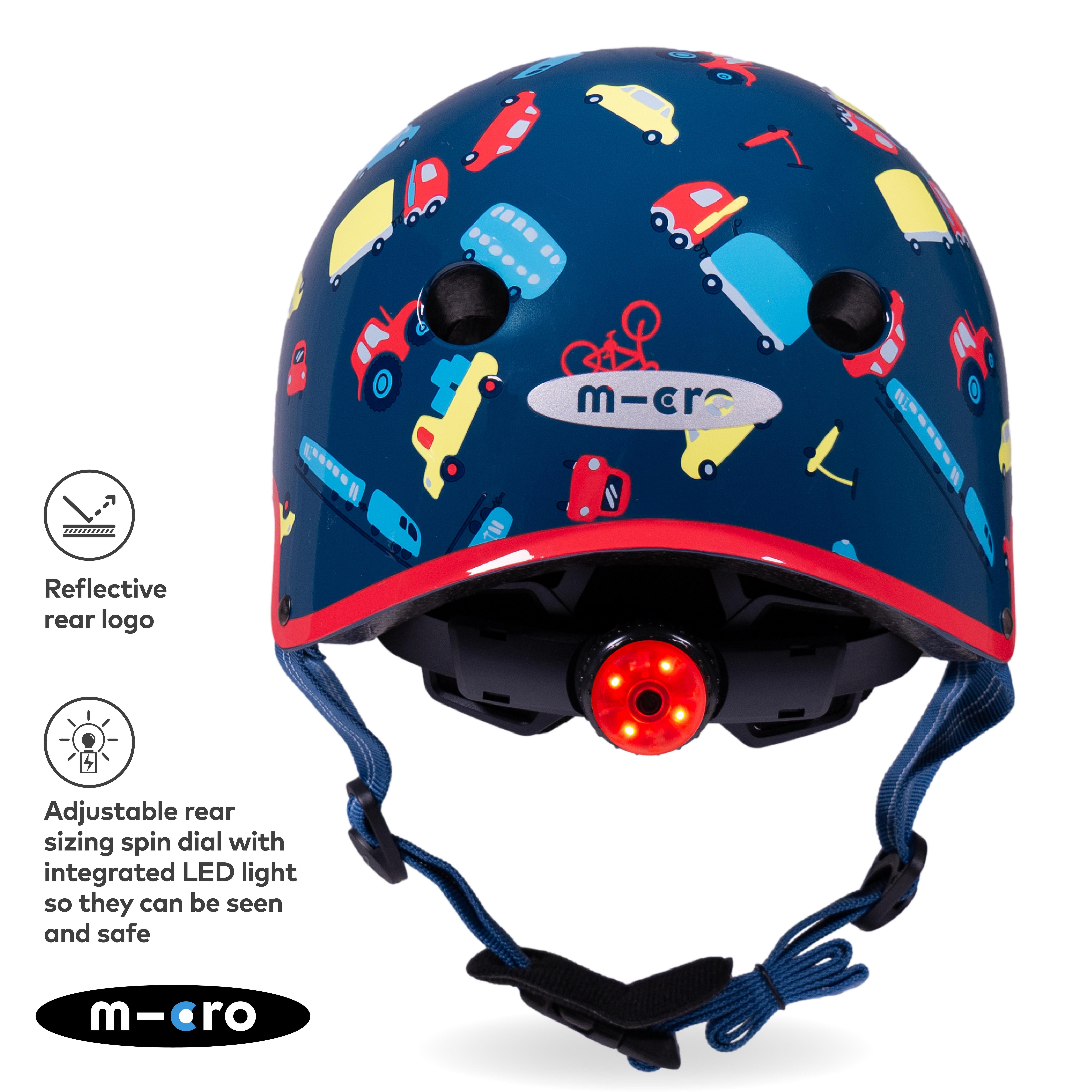 Printed Helmets for Bike and Scooters Vehicle: Small 48-54cm