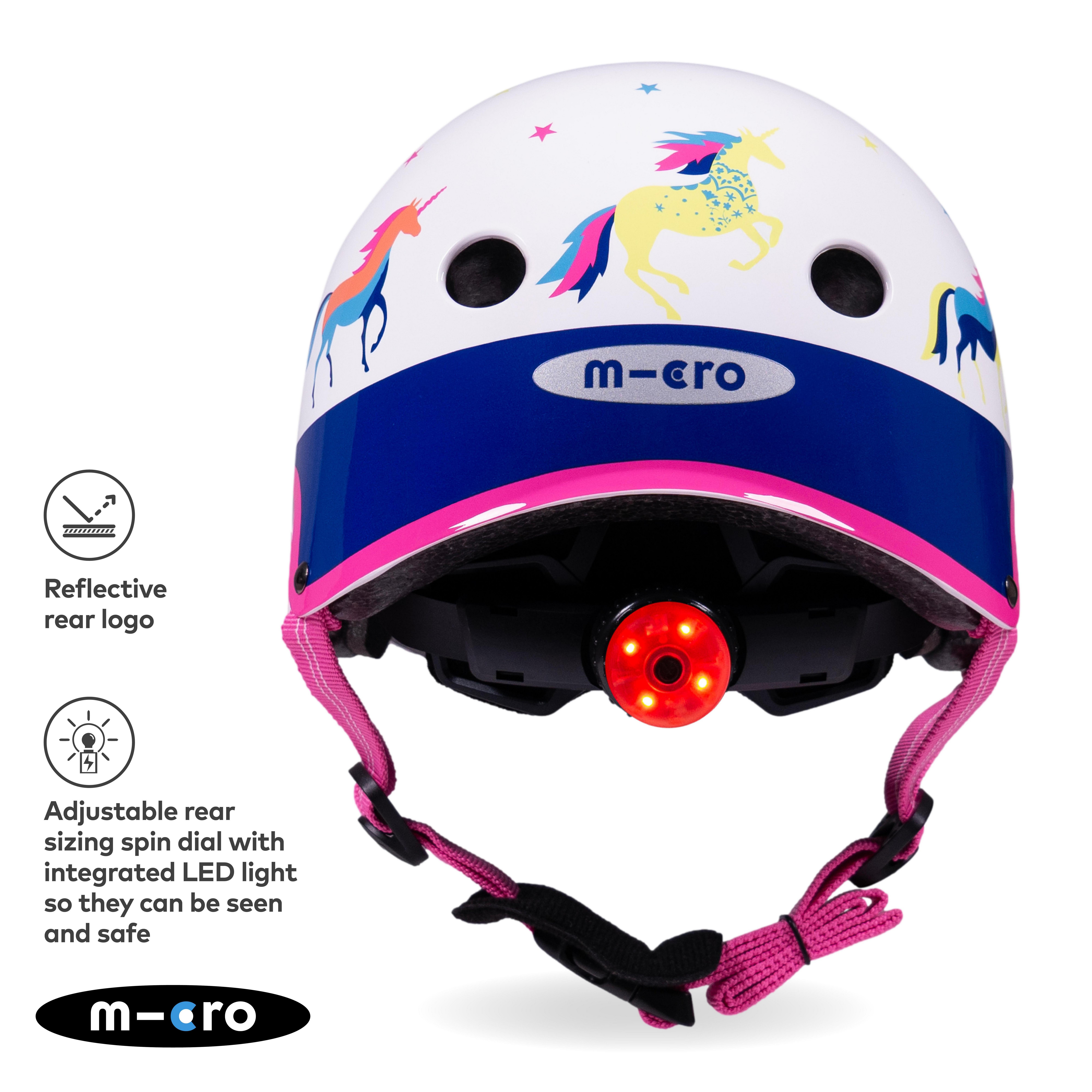 Printed Helmets for Bikes and Scooters Unicorn: Extra Small 46 - 50cm