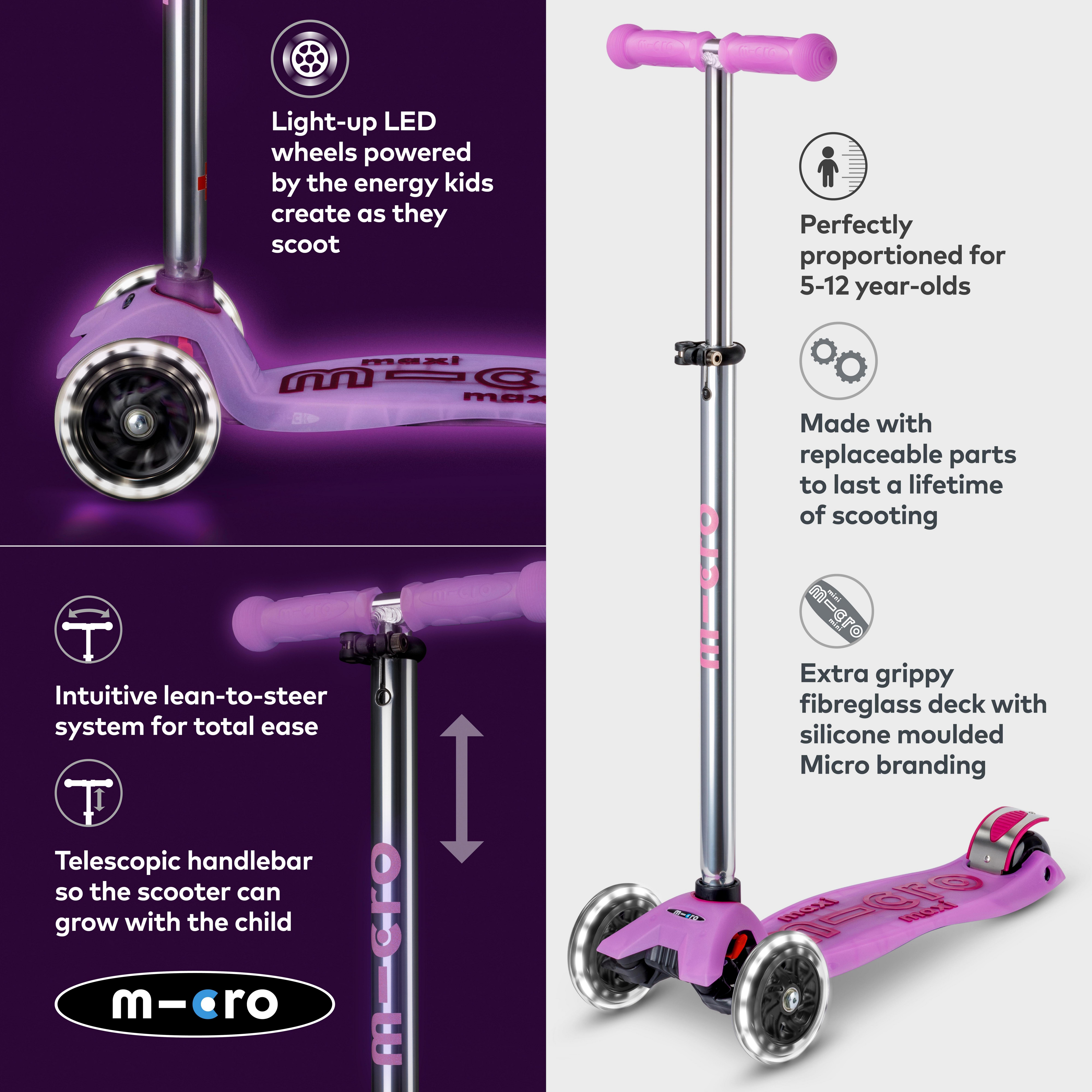 Micro Maxi Glow Scooter