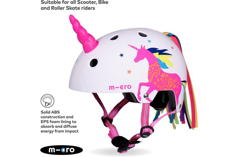 Micro Deluxe Printed 3D Helmet: Unicorn Micro Deluxe Printed 3D Helmet: Unicorn