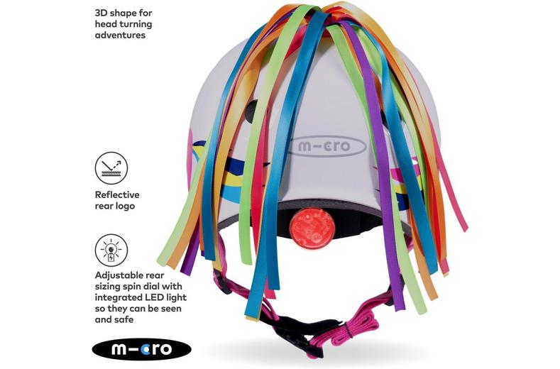 Micro Deluxe Printed 3D Helmet: Unicorn Micro Deluxe Printed 3D Helmet: Unicorn