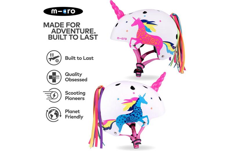 Micro Deluxe Printed 3D Helmet: Unicorn Micro Deluxe Printed 3D Helmet: Unicorn