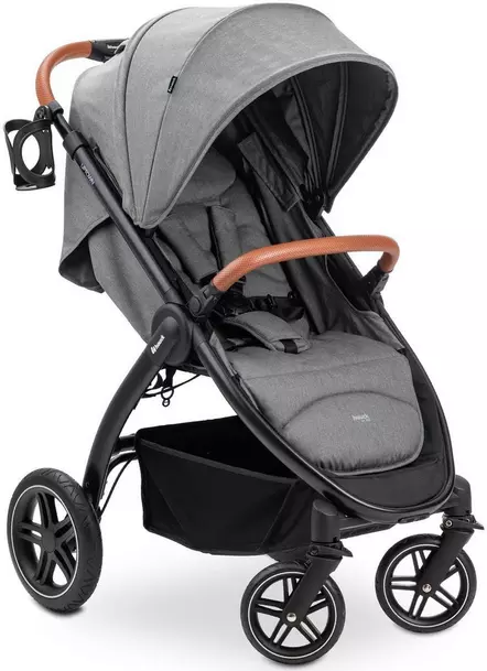 Hauck Uptown Pushchair Melange Grey Halfords UK