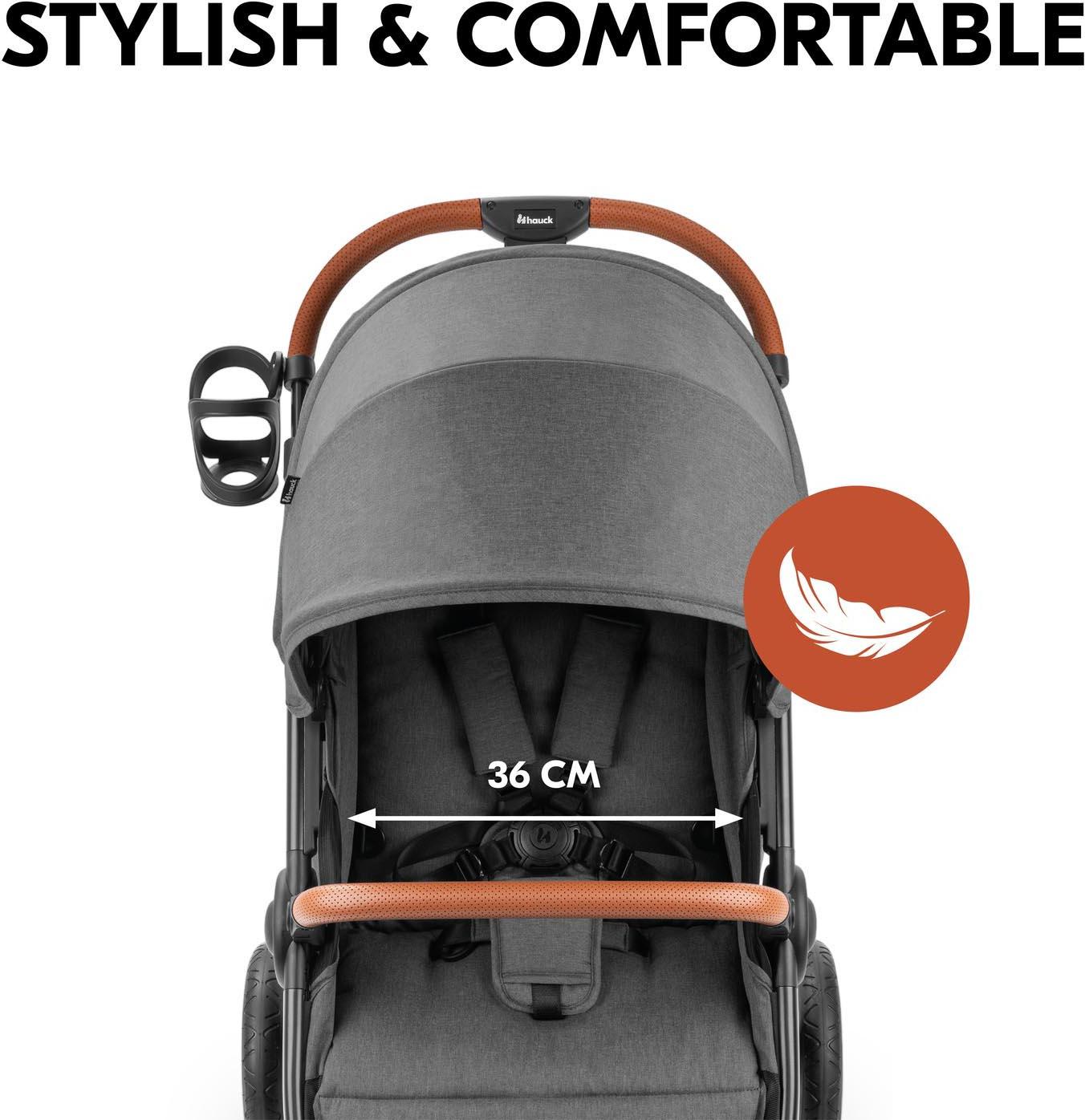 Hauck Uptown Pushchair - Melange Grey