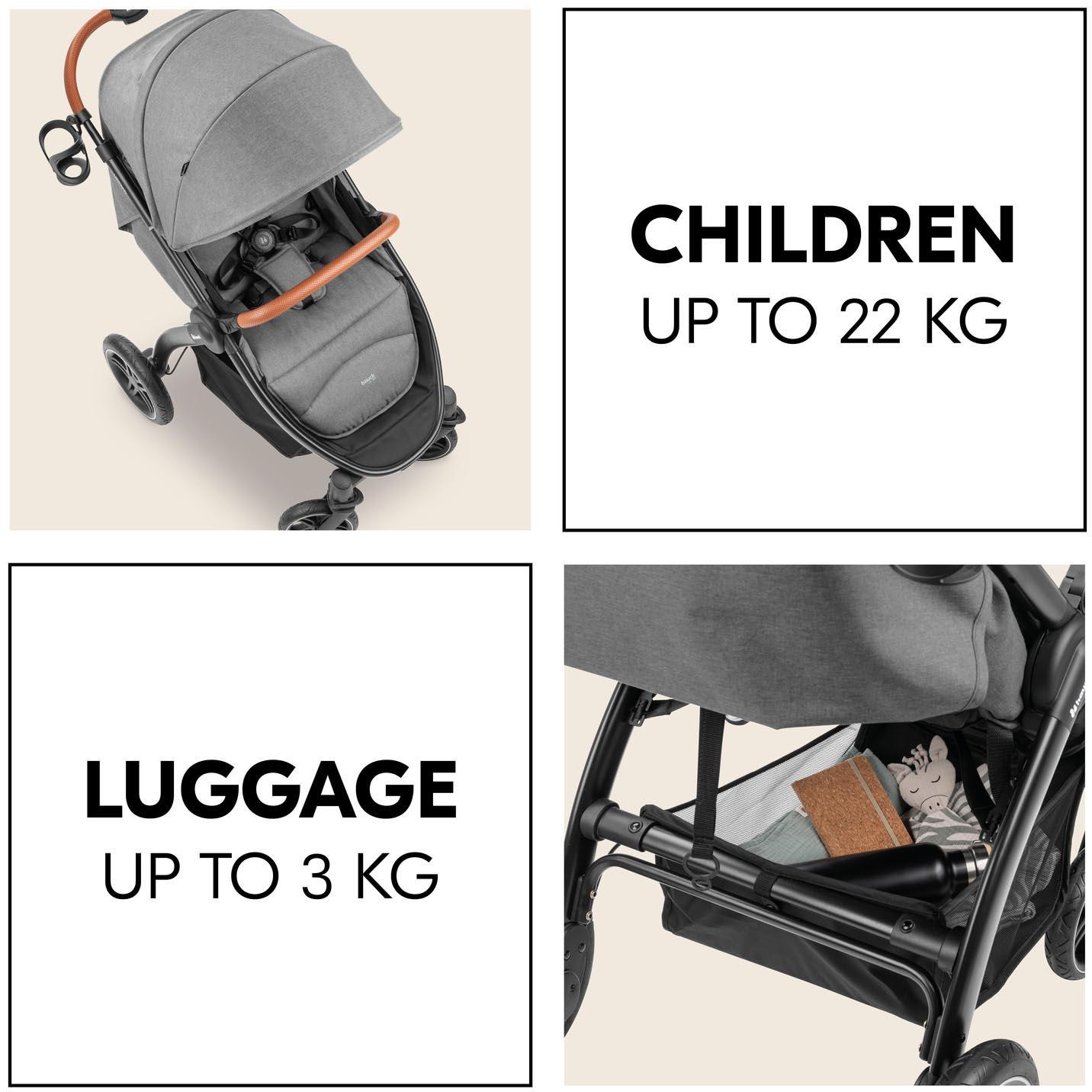 Hauck Uptown Pushchair - Melange Grey