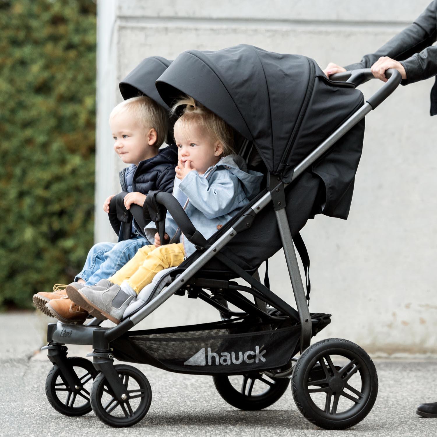Hauck Uptown Duo Twin Pushchair - Black