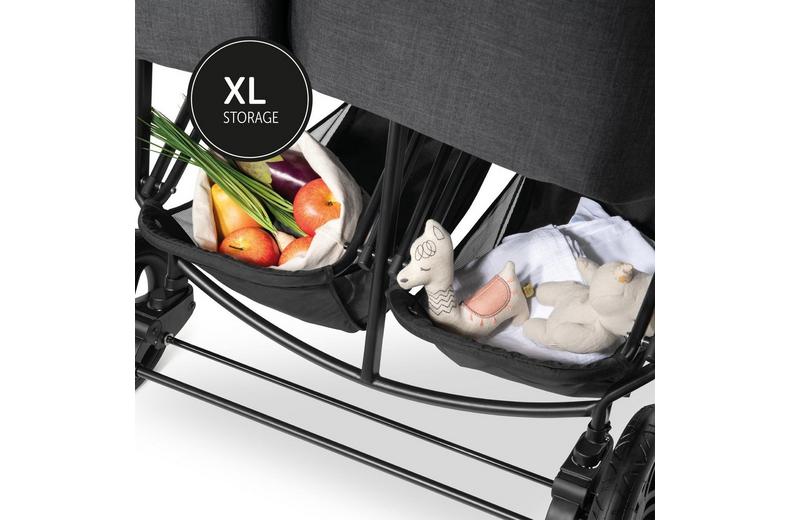 Hauck Uptown Duo Twin Pushchair - Black Hauck Uptown Duo Twin Pushchair - Black