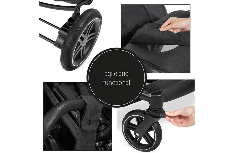 Hauck Uptown Duo Twin Pushchair - Black Hauck Uptown Duo Twin Pushchair - Black