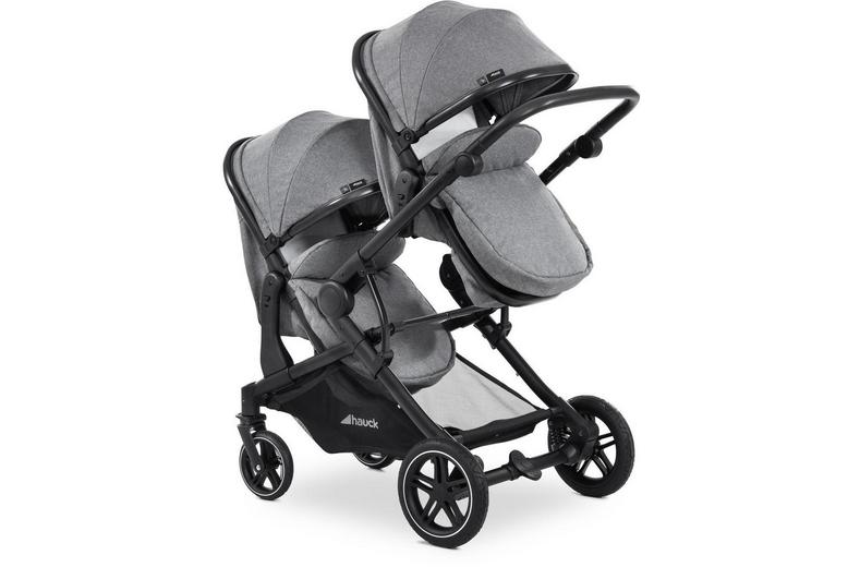 Hauck Atlantic Twin Pushchair - Grey Hauck Atlantic Twin Pushchair - Grey