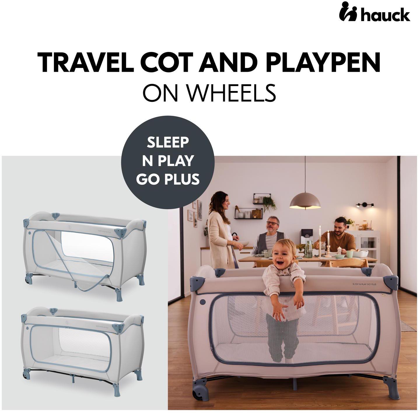 hauck Sleep N Play Go Plus - Dusty Blue