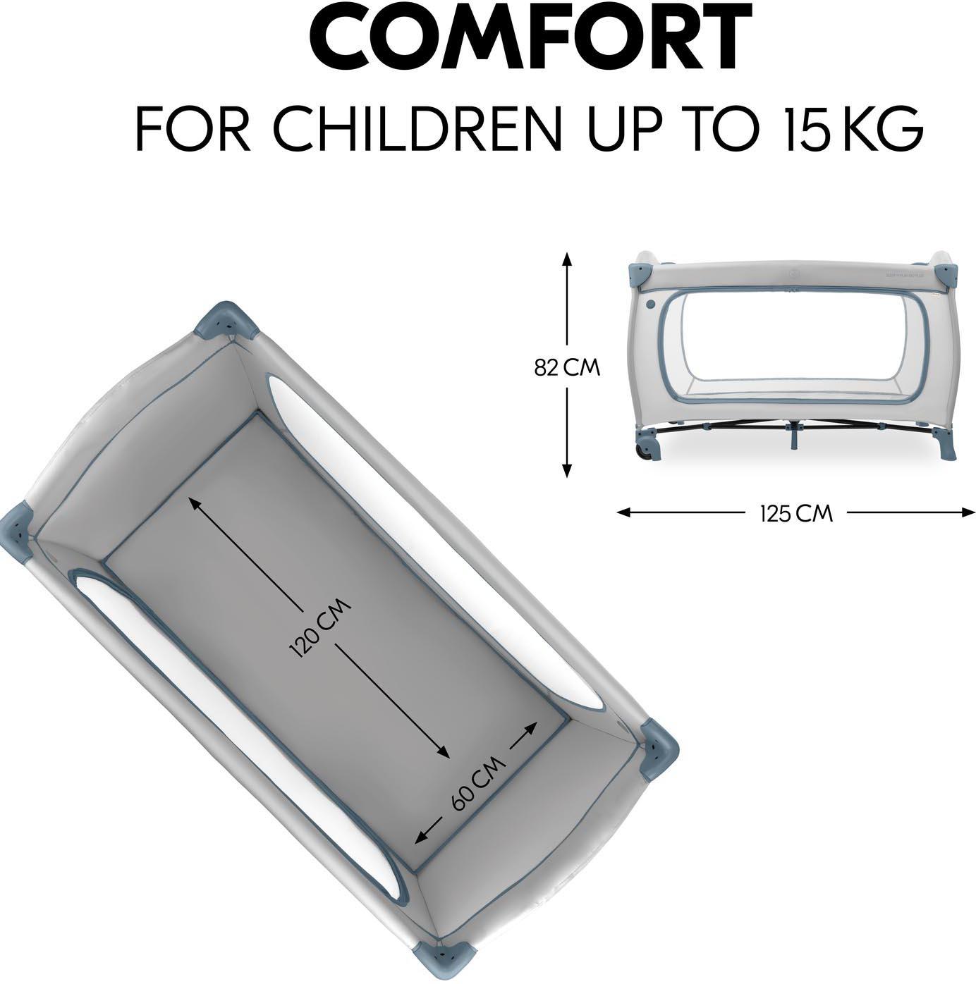 hauck Sleep N Play Go Plus - Dusty Blue