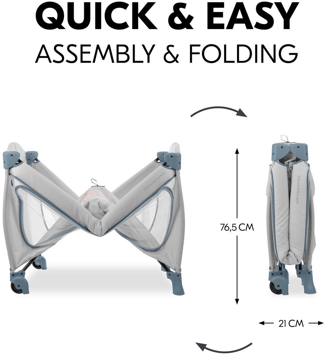 hauck Sleep N Play Go Plus - Dusty Blue