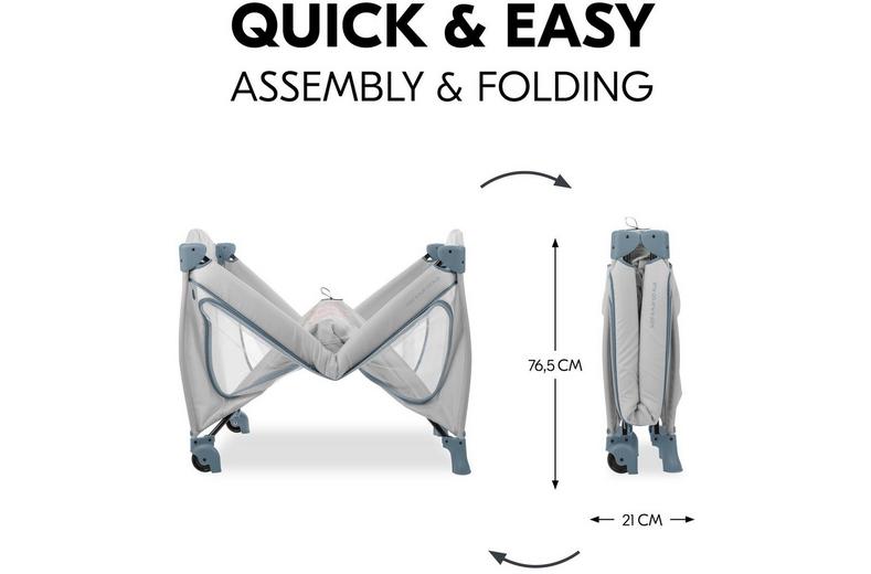 hauck Sleep N Play Go Plus - Dusty Blue hauck Sleep N Play Go Plus - Dusty Blue