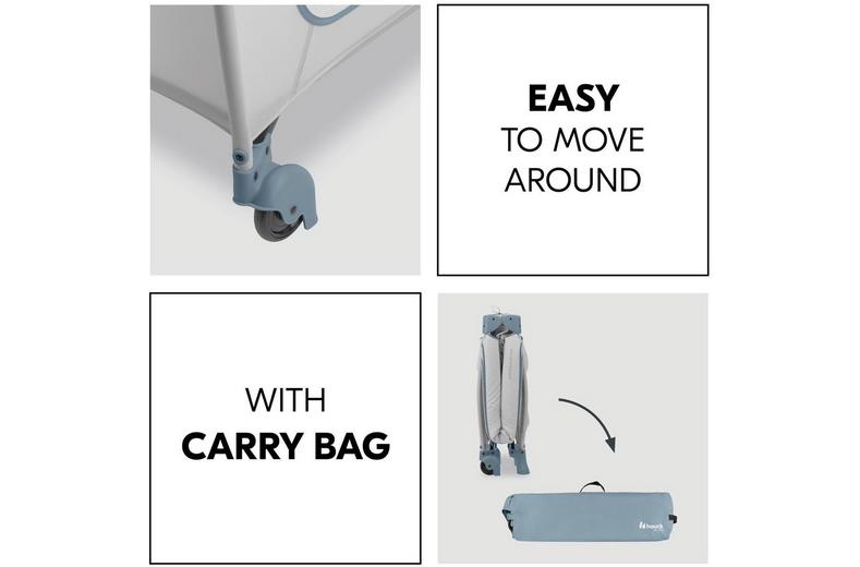 hauck Sleep N Play Go Plus - Dusty Blue hauck Sleep N Play Go Plus - Dusty Blue