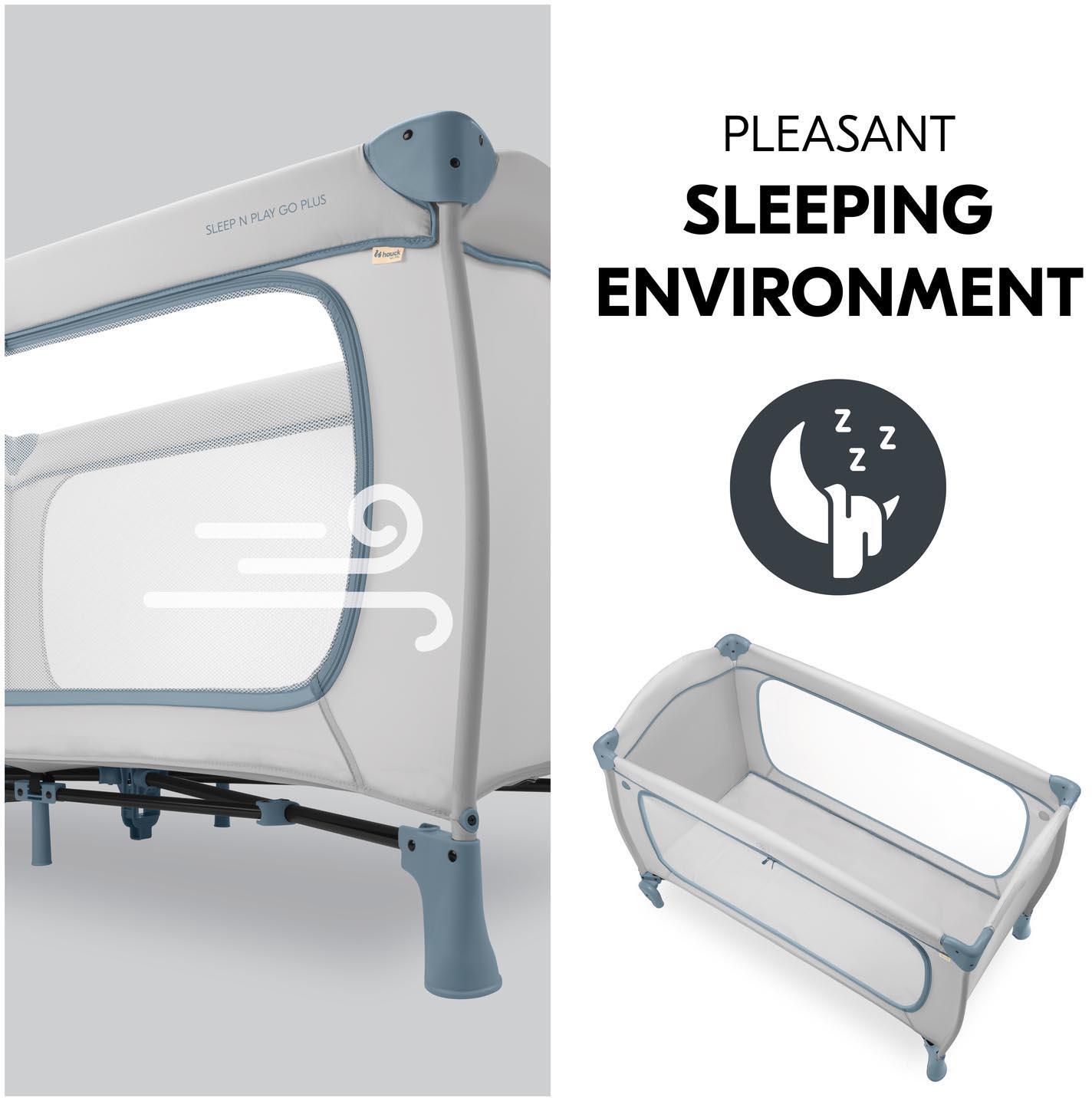 hauck Sleep N Play Go Plus - Dusty Blue