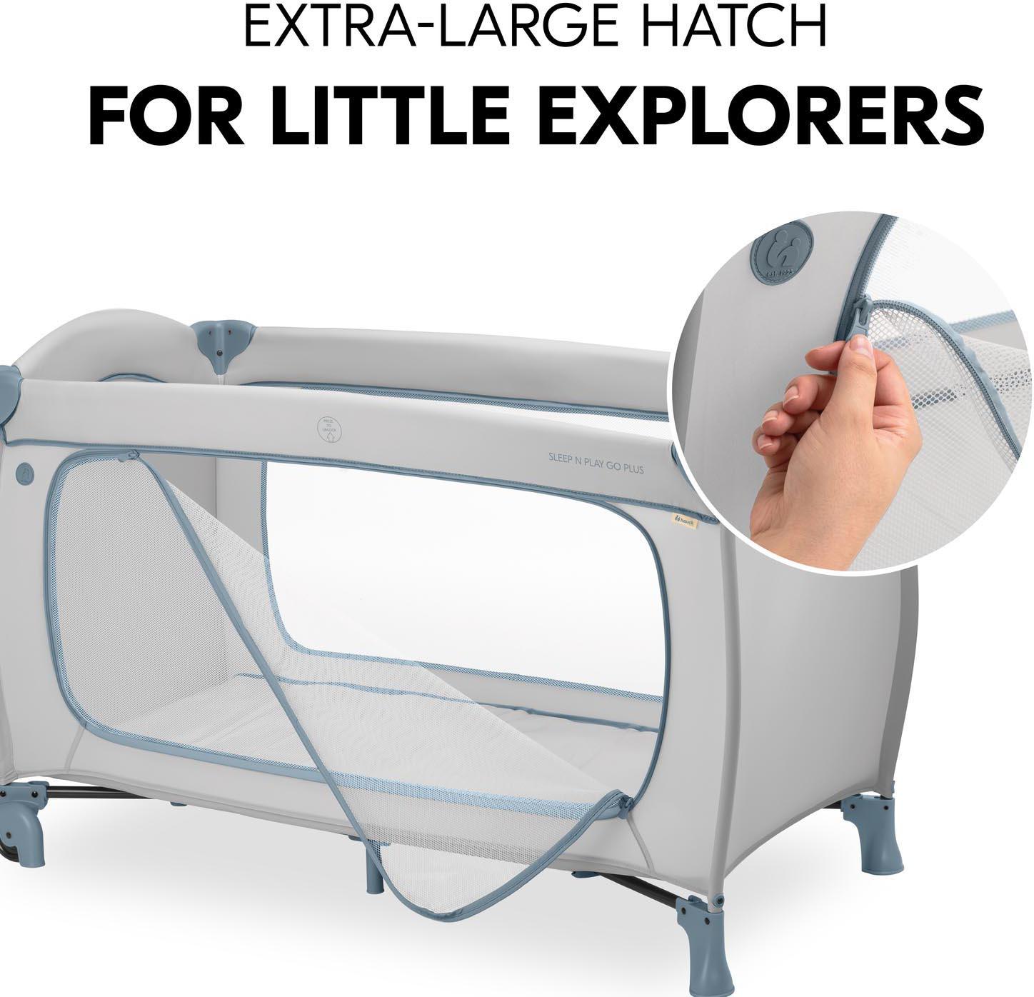 hauck Sleep N Play Go Plus - Dusty Blue