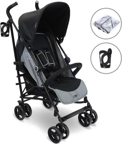 MB02 Plus Lightweight Stroller - Black