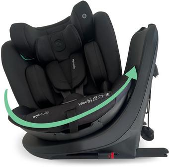 My Babiie MBCS300 Easy Spin R129 Car Seat with Top Tether - Black