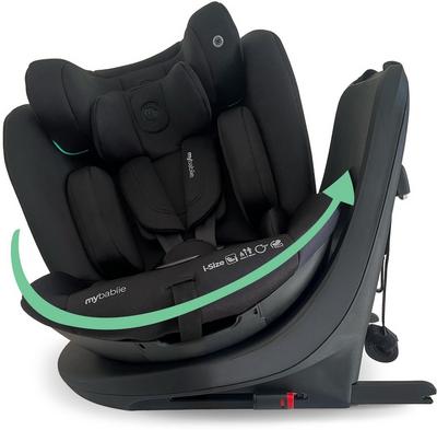 My Babiie MBCS300 Easy Spin R129 Car Seat with Top Tether - Black My Babiie MBCS300 Easy Spin R129 Car Seat with Top Tether - Black