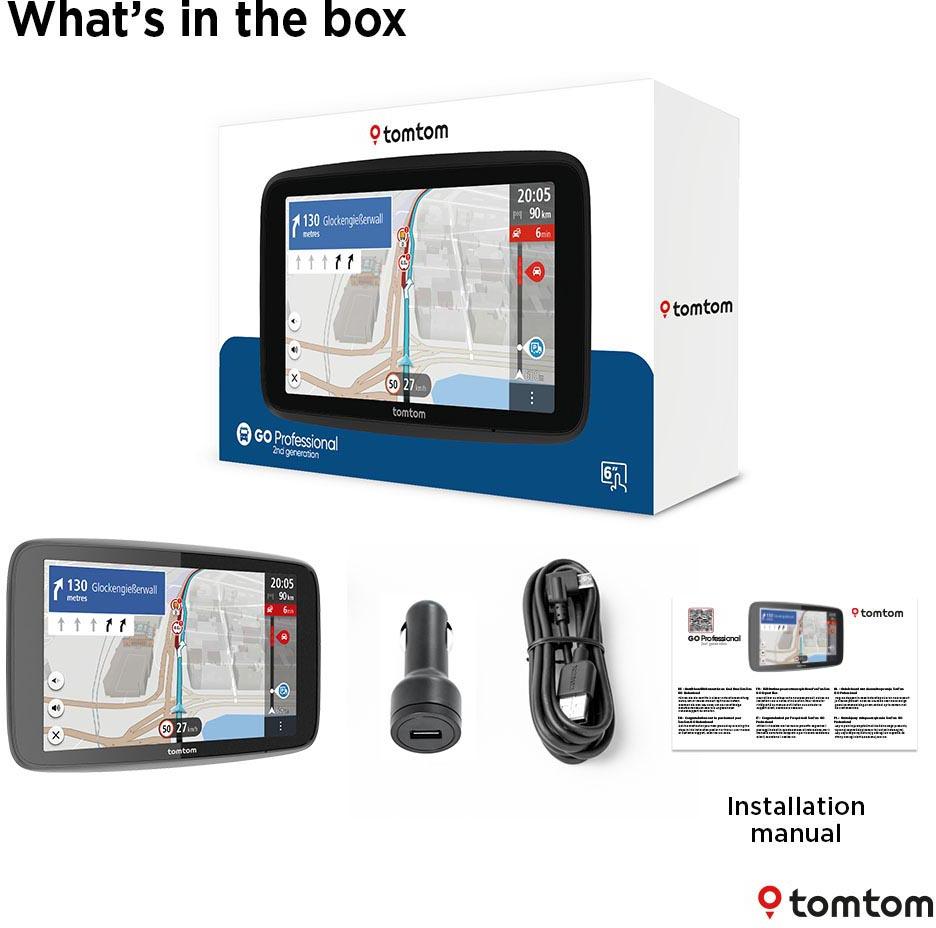 TomTom GO Professional 6” 2nd Generation Truck & HVG Sat Nav