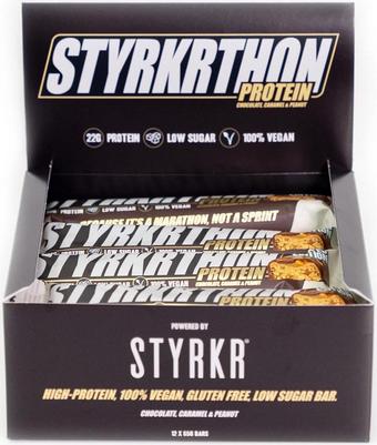 STYRKR Styrkrthon Caramel, Peanuts and Chocolate - Box of 12