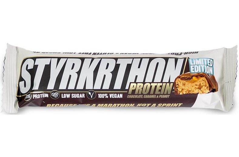 STYRKR Styrkrthon Caramel, Peanuts and Chocolate - Box of 12 STYRKR Styrkrthon Caramel, Peanuts and Chocolate - Box of 12