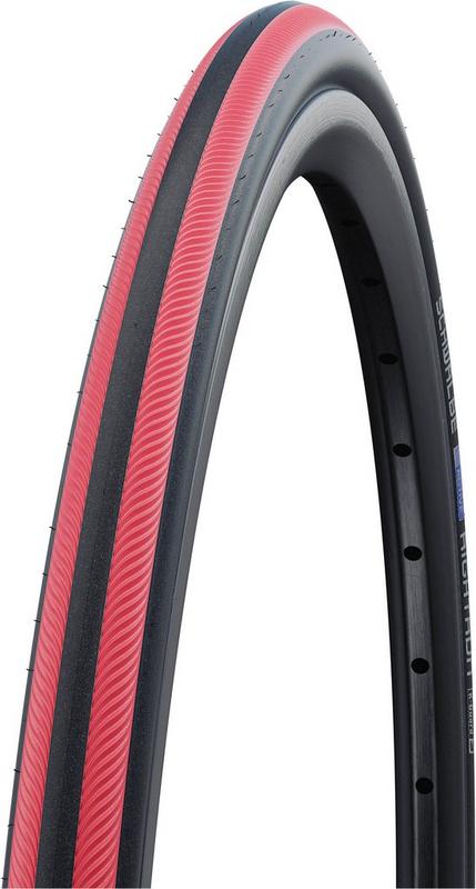 Halfords Schwalbe Rightrun K-Guard Wheelchair Tyre, Red Stripes, 25-540 (24X1.00 Inch) | Extra 8% off for BC Members