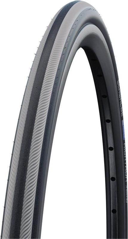 Halfords Schwalbe Rightrun K-Guard Wheelchair Tyre, Grey Stripes, 25-590 (26X1.00 Inch) | Extra 8% off for BC Members