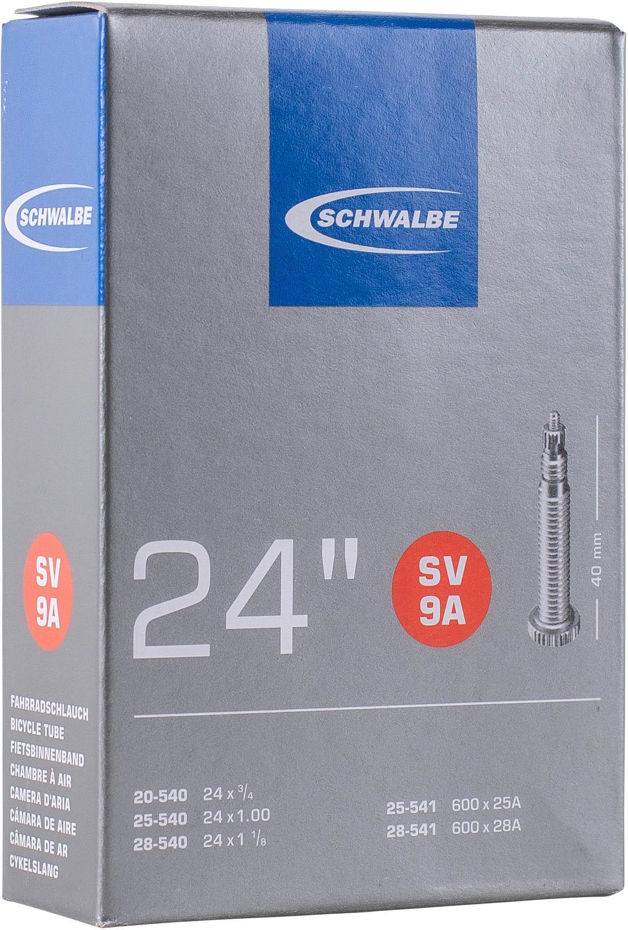 Schwalbe 24" 9A Inner Tube 20/28-540/541, Presta Valve (SV)