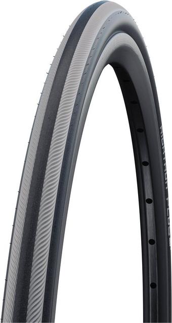Schwalbe Rightrun Plus Wheelchair Tyre, Grey Stripes, 25-540 (24x1.00")
