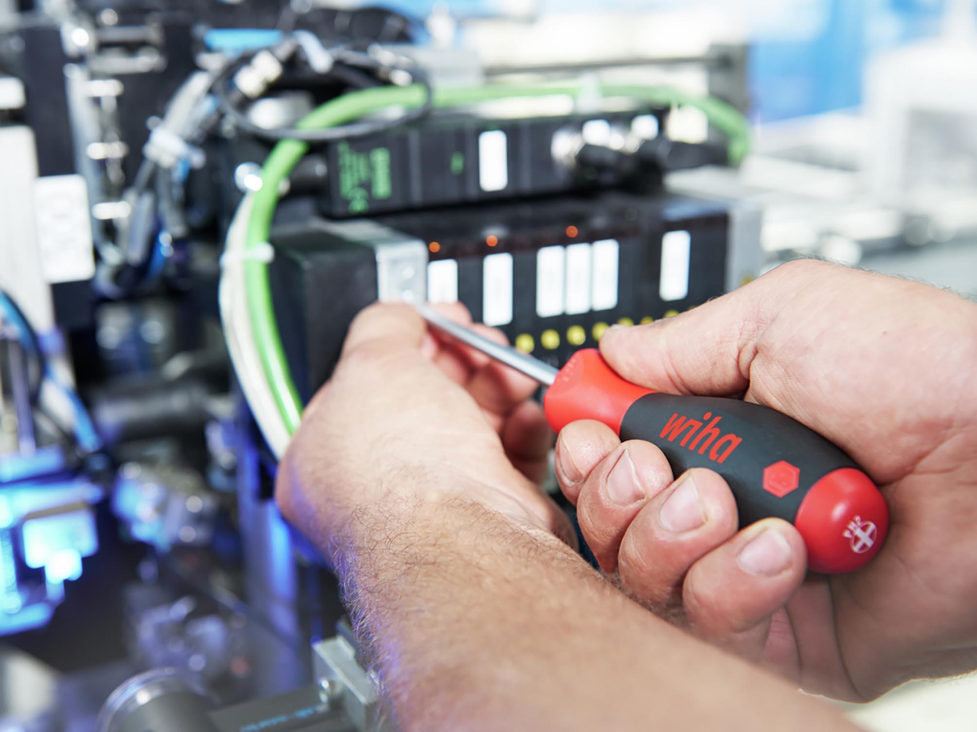 Wiha S/driver set Industrial SL,PZ 6pc