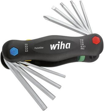 Wiha Multitool PocketStar Hex,Torx,SL,PH