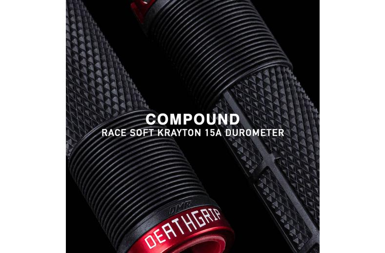 DMR DeathGrip 2 Race Flangless Grips, Black Thin DMR DeathGrip 2 Race Flangless Grips, Black Thin