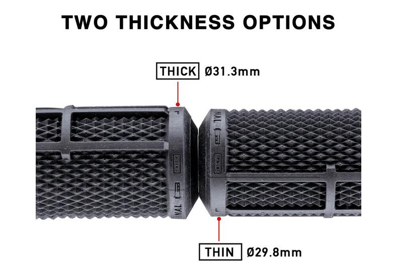 DMR DeathGrip 2 Race Flangless Grips, Black Thin DMR DeathGrip 2 Race Flangless Grips, Black Thin