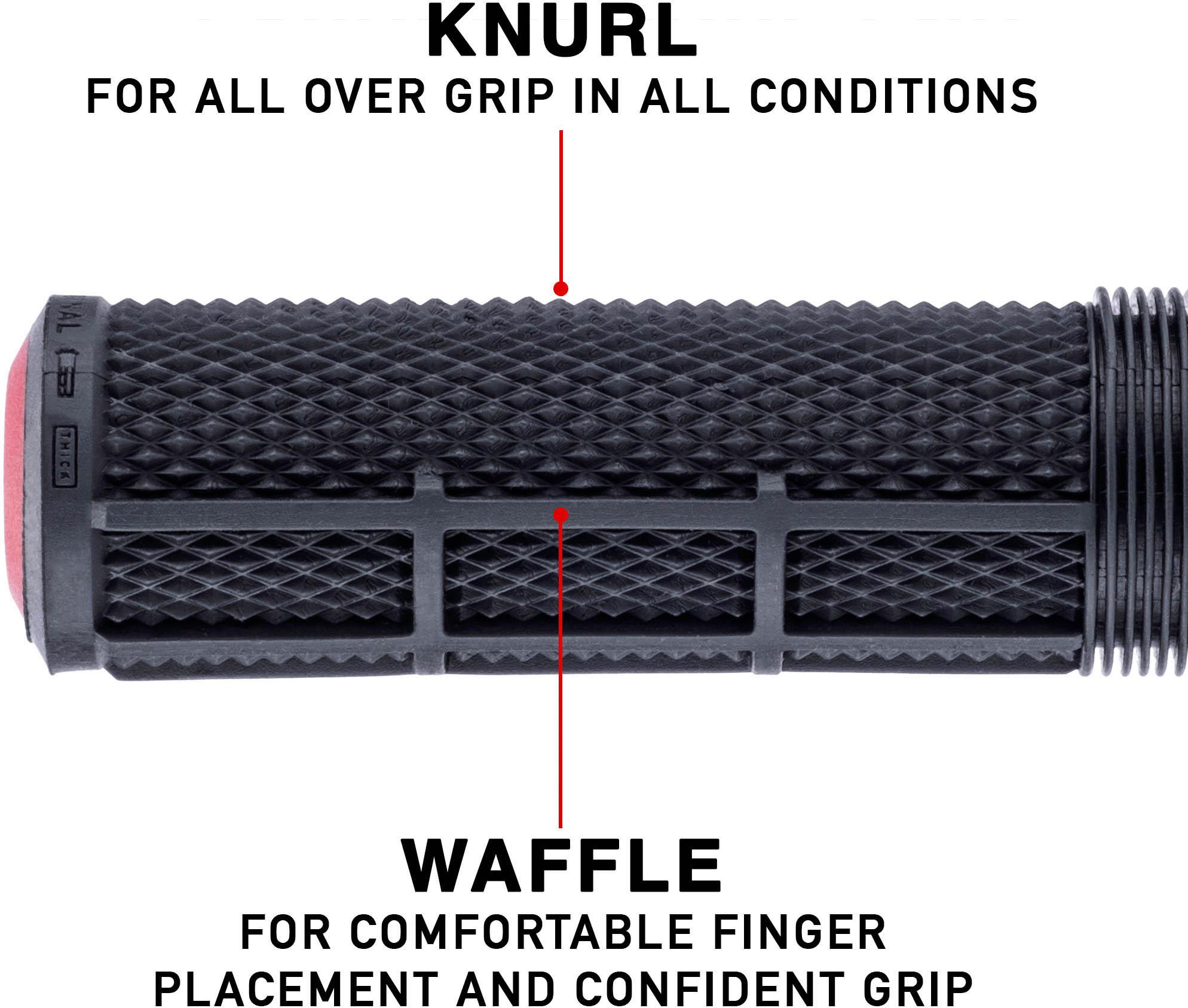 DMR DeathGrip 2 Race Flangless Grips, Black Thin