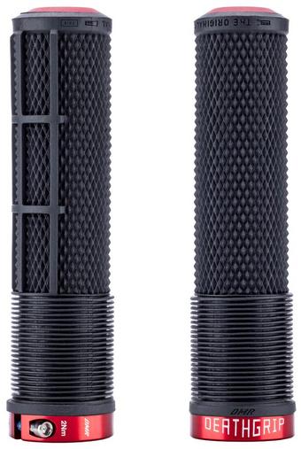 DMR DeathGrip 2 Race Flangless Grips, Black Thin
