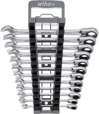 Wiha Ring ratchet open-ended spanner set 13pc