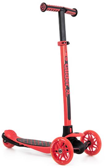 Yvolution Y GLIDER XL Kids Scooter - Green, Pink, Red