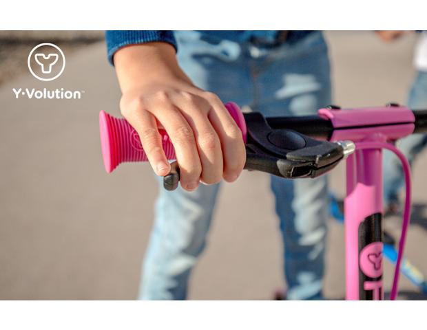 Yvolution Y Fliker A1 Air Kids Scooter - Pink